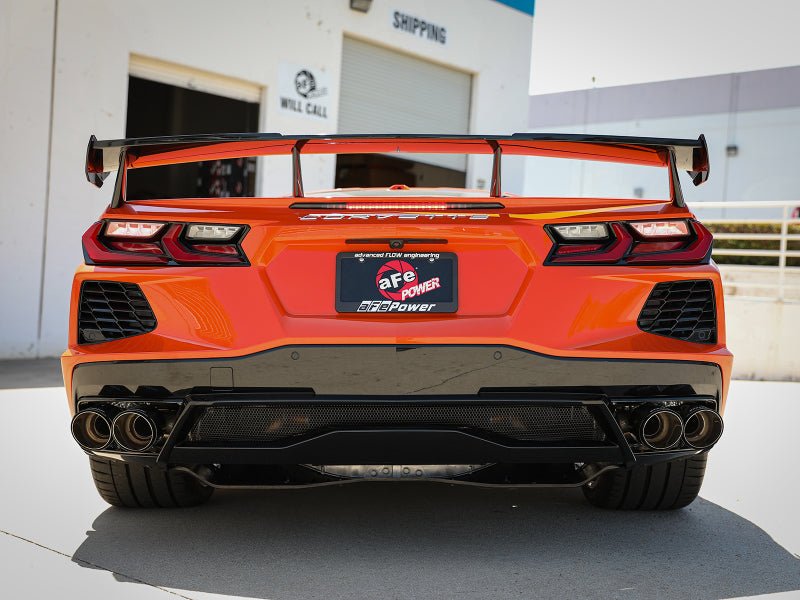 aFe MACH Force - Xp 3in to 2 - 1/2in 304SS Cat - Back 2020 Chevy Corvette (C8) 6.2L - Carbon Fiber Tip - My Store