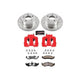 Power Stop 90 - 99 Jeep Cherokee Front Z36 Truck & Tow Brake Kit w/Calipers - My Store