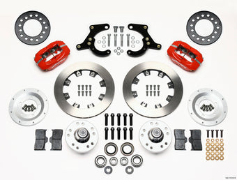 compare product Wilwood Forged Dynalite Front Kit 11.75in Red 55-57 Chevy