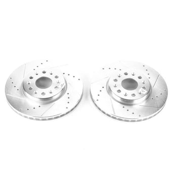 compare product Power Stop 18-19 Buick Enclave Front Evolution Drilled & Slotted Rotors - Pair