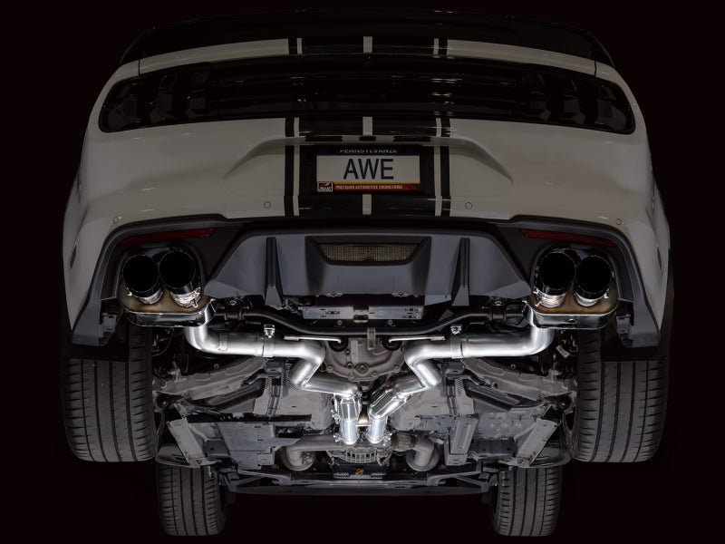AWE Tuning 18 - 23 S550 Mustang GT SwitchPath Exhaust - Diamond Black Tips - My Store