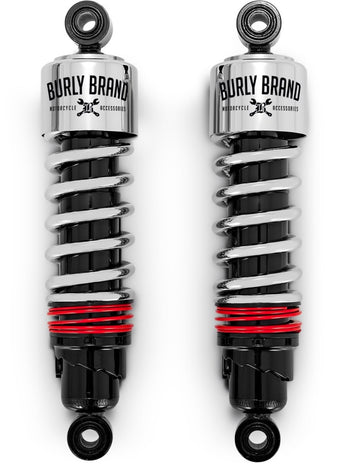 compare product Burly Brand Slammer Plus Shocks 11.5in - Chrome