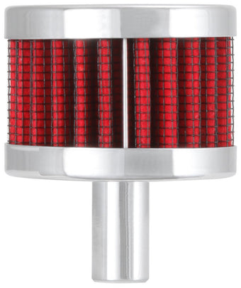 compare product K&N Steel Base Chrome Top Crankcase Vent Filter 1/2in. Vent / 2in. OD / 1-1/2in. Height