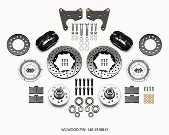 compare product Wilwood Forged Dynalite Front Kit 11.00in Drilled 65-72 CDP C Body -Drum