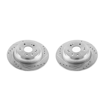 compare product Power Stop 10-11 Honda Accord Crosstour Rear Evolution Drilled & Slotted Rotors - Pair