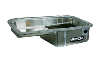 compare product Moroso Acura/Honda 1.6L B16A3 Kicked Out Drag Race Baffled 5qt 5-5/8in Aluminum Oil Pan
