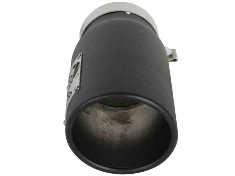 aFe Power Diesel Exhaust Tip Black - 4 in In x 5 out X 12 in Long Bolt On (Right) - My Store