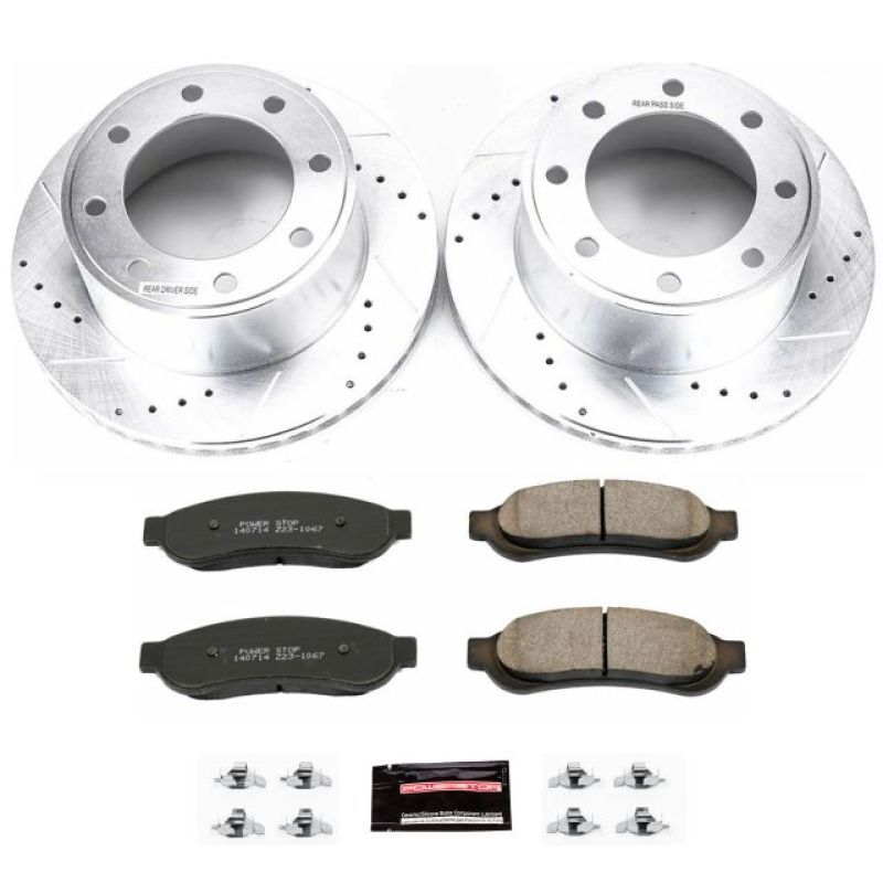 Power Stop 07 - 10 Ford F - 250 Super Duty Rear Z23 Evolution Sport Brake Kit - My Store