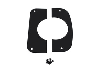compare product Kentrol 76-86 Jeep CJ Column Cover - Powdercoat Black