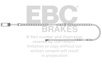 compare product EBC 2010-2012 BMW 335xDrive 3.0L Twin Turbo (E92) Front Wear Leads