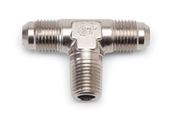 compare product Russell Performance -6 AN to 3/8in NPT Flare to Pipe Tee Fitting