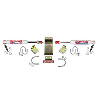 compare product Skyjacker 2018 Jeep Wrangler JL - White Dual Steering Damper Kit