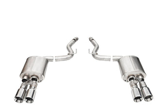 compare product Corsa 2024+ Ford Mustang V8 5.0L 3in Axle-Back Exhaust System w/ Twin 4in Polished Straight Tips