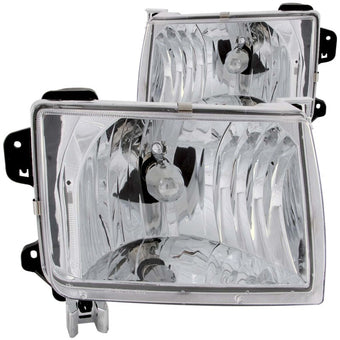 compare product ANZO 1998-2000 Nissan Frontier Crystal Headlights Chrome