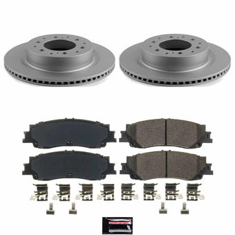 compare product Power Stop 23-24 Toyota Sequoia Rear Z17 Coated Brake Kit