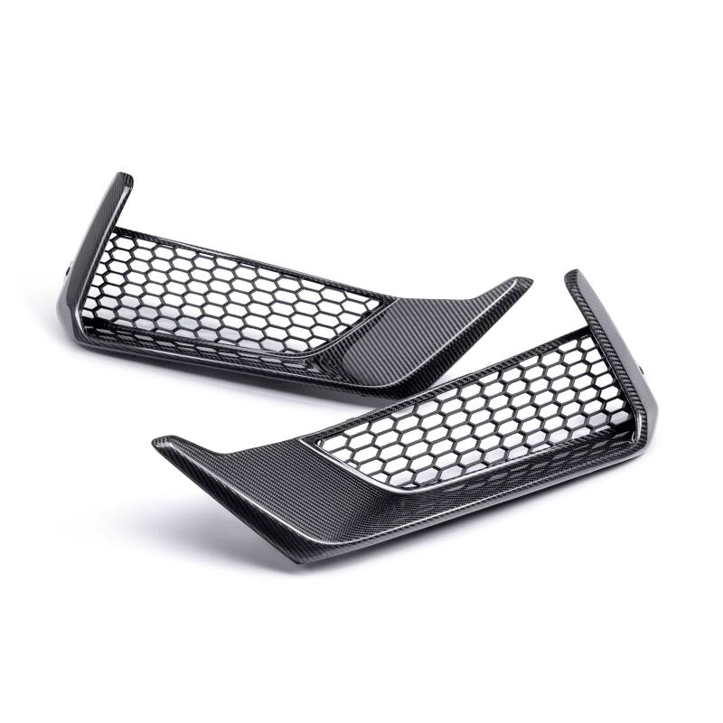Anderson Composites 2024 Ford Mustang Dark Horse Carbon Fiber Front Bumper Inserts - My Store