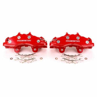 compare product Power Stop 06-13 Chevrolet Corvette Front Red Calipers - Pair