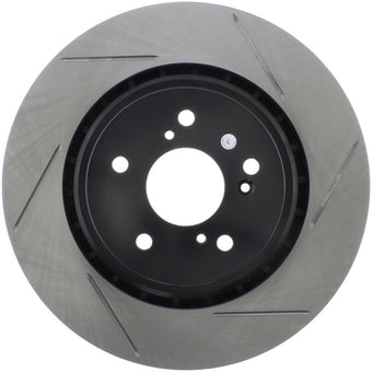 compare product StopTech Sport Slotted Rotor - Front Left
