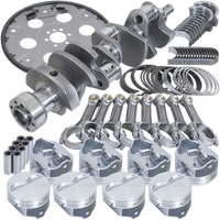 Eagle Chevy 350 1Pc 3.750in Crank 5.700in I - Beam Rods 4.060in Pistons 168 Tooth FP Balanced Assembly - My Store