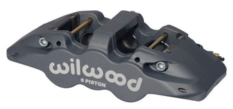 compare product Wilwood Caliper-Aero6-R/H - Black Anodize (.80 Thk Pad) 1.62/1.12/1.12in Pistons 1.25in Disc