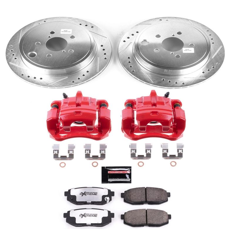 Power Stop 13 - 16 Scion FR - S Rear Z26 Street Warrior Brake Kit w/Calipers - My Store