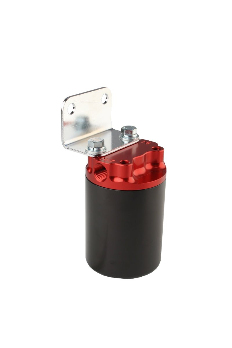 Aeromotive Canister Fuel Filter - 3/8 NPT/100 - Micron (Red Housing w/Black Sleeve) - My Store