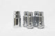 Wheel Mate 14x1.50 Monster Lug Satin Silver Locking Lug Nut - Set of 4 - My Store
