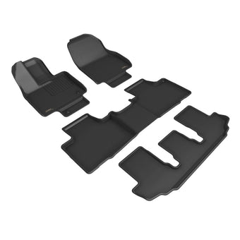 compare product 3D MAXpider 20-22 Toyota Highlander Gasoline 2nd Row Bucket Kagu 1st 2nd 3rd Row - Set (Black)