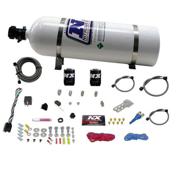 compare product Nitrous Express Ford EFI Race Single Nozzle Nitrous Kit (100-250HP) w/15lb Bottle