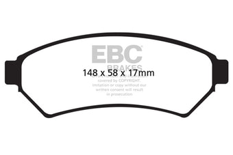 compare product EBC 05-09 Buick Allure (Canada) 3.6 Ultimax2 Front Brake Pads