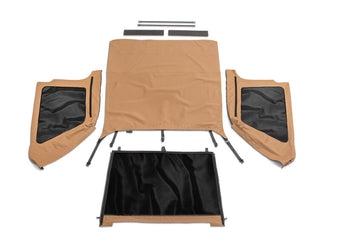 compare product Rampage 1997-2006 Jeep Wrangler(TJ) Frameless Soft Top Kit - Spice