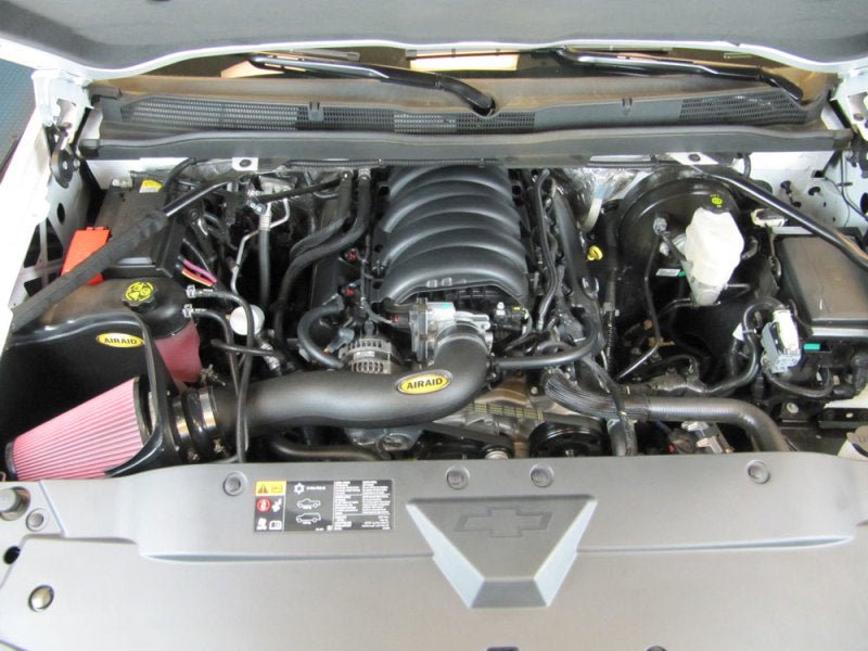 Airaid 2014 GM 1500 Pickup/ 2015 GM Tahoe/Yukon 5.3L MXP Intake System w/ Tube (Dry / Red Media) - My Store