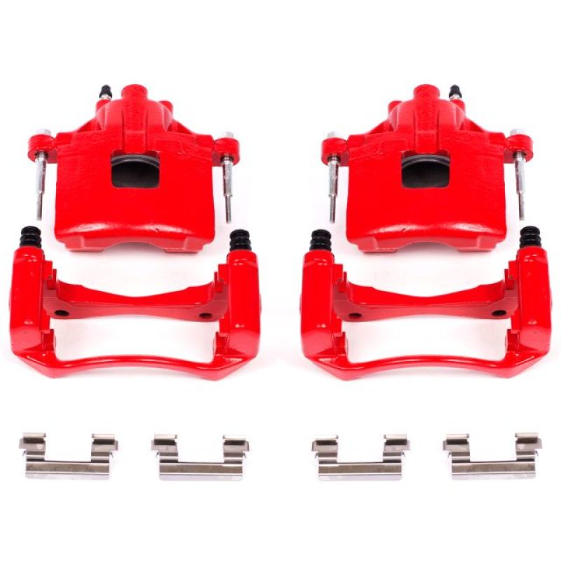 Power Stop 00 - 05 Buick LeSabre Front Red Calipers w/Brackets - Pair - My Store