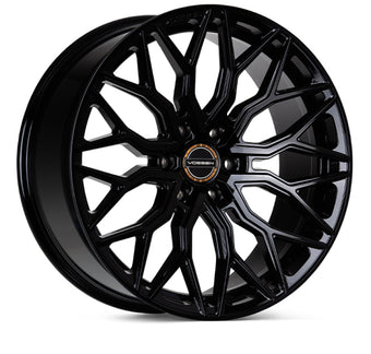 compare product Vossen HF6-3 20x9.5 / 6x139.7 / ET15 / Deep Face / 106.1 - Gloss Black Wheel