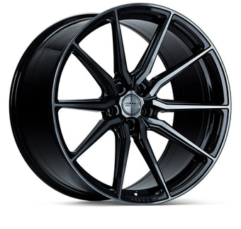 compare product Vossen HF-3 22x9 / 5x112 / ET32 / Flat Face / 66.5 - Double Tinted - Gloss Black Wheel