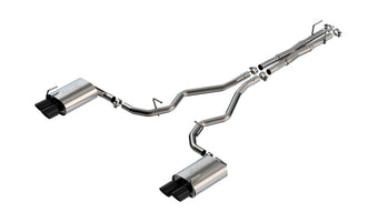 compare product Borla 19-22 Ford Explorer 3.0L V6 AT AWD 4DR 2.25in ATAK Catback Exhaust - Black Chrome Tip