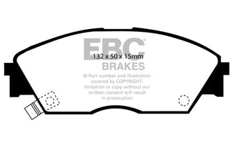 compare product EBC 90-92 Honda Civic CRX 1.6 Si Ultimax2 Front Brake Pads