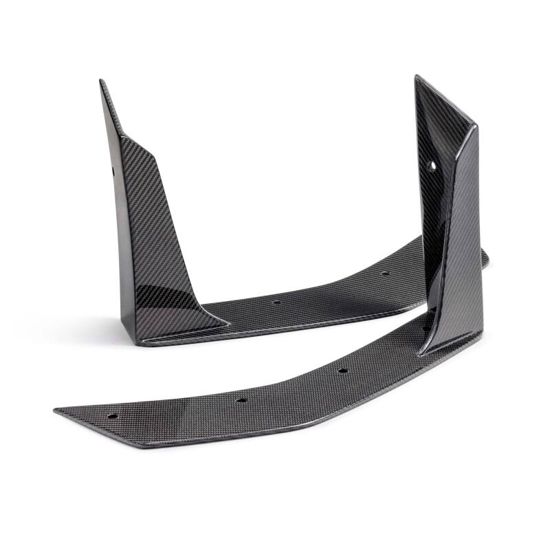 Anderson Composites 2024 Ford Mustang Type - GT5 Carbon Fiber Front Splitter Wickers - My Store