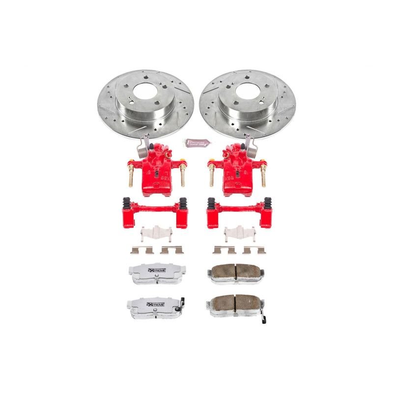 Power Stop 96 - 01 Infiniti I30 Rear Z26 Street Warrior Brake Kit w/Calipers - My Store