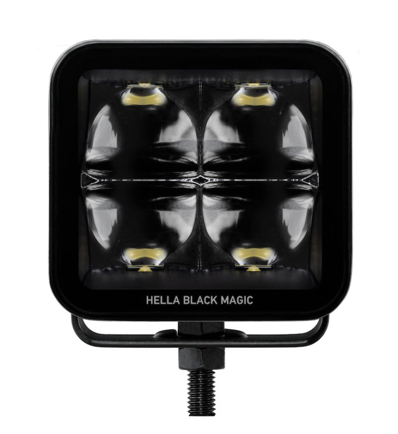 Hella Universal Black Magic 3.2in L.E.D. Cube Kit - Spot Beam - My Store