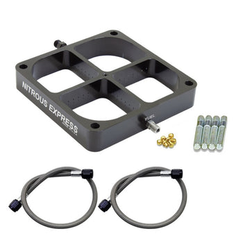 compare product Nitrous Express Single Entry Crossbar 8500 Based Throttle Body Nitrous Plate Conversion
