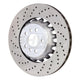 SHW 2020 BMW X5 M 4.4L Left Rear Cross - Drilled Lightweight Brake Rotor (34208074285) - My Store