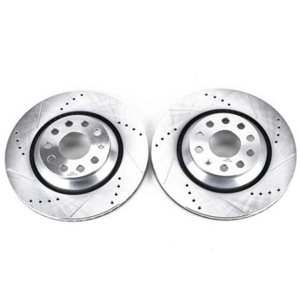 compare product Power Stop 17-18 Audi RS3 Rear Evolution Drilled & Slotted Rotors - Pair