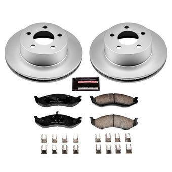 compare product Power Stop 90-99 Jeep Cherokee Front Z17 Evolution Geomet Coated Brake Kit
