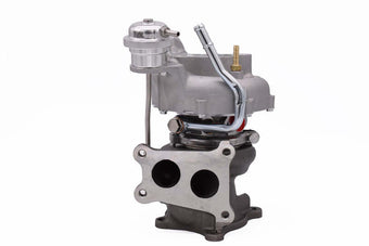 compare product Forced Performance Subaru STi/WRX Blue Turbocharger 58mm CH10CM Turbine Hsg External WGw/Oil Line