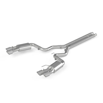 compare product MBRP 18-19 Ford Mustang GT 5.0 3in Dual Split Rear Cat Back w/ Quad 4.0in Dual Wall Tips- T304