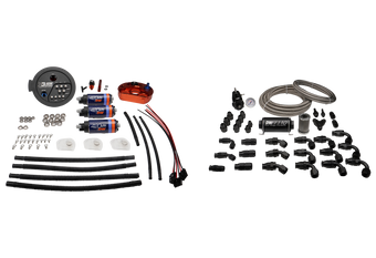compare product DeatschWerks A90 Supra/G8X BMW M3/M4 X3 Module w/ Triple DW420 Pumps and PTFE Return Plumbing Kit