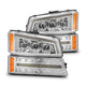 AlphaRex 03 - 06 Chevy Silverado 1500/2500HD/3500HD/Avalanche Chrome NOVA LED Proj Headlights - My Store