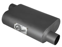 aFe Scorpion Replacement Alum Steel Muffler 2 - 1/2in In/Out Baffled Offset/Offset 13inL x10inW x4inH - My Store