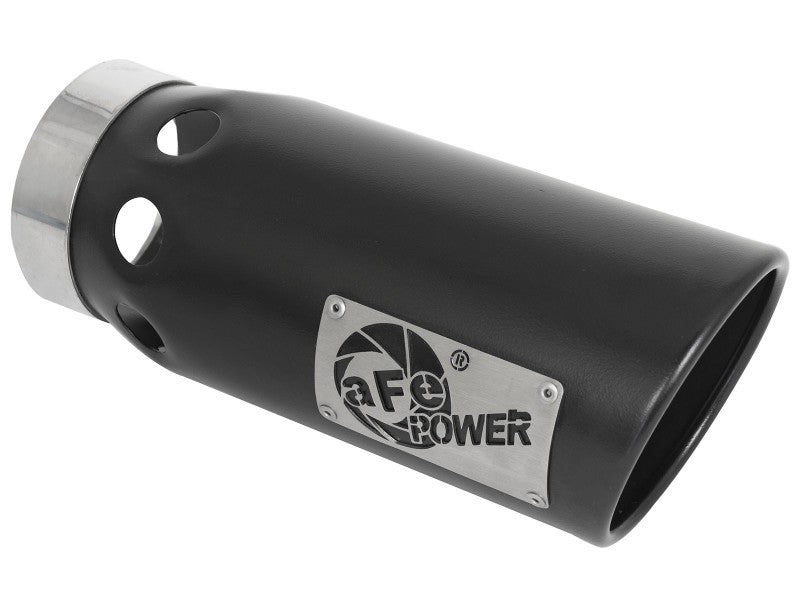 aFe Large Bore - HD 5 IN 409 SS DPF - Back Exhaust System w/Black Tip 20 - 21 GM Truck V8 - 6.6L - My Store